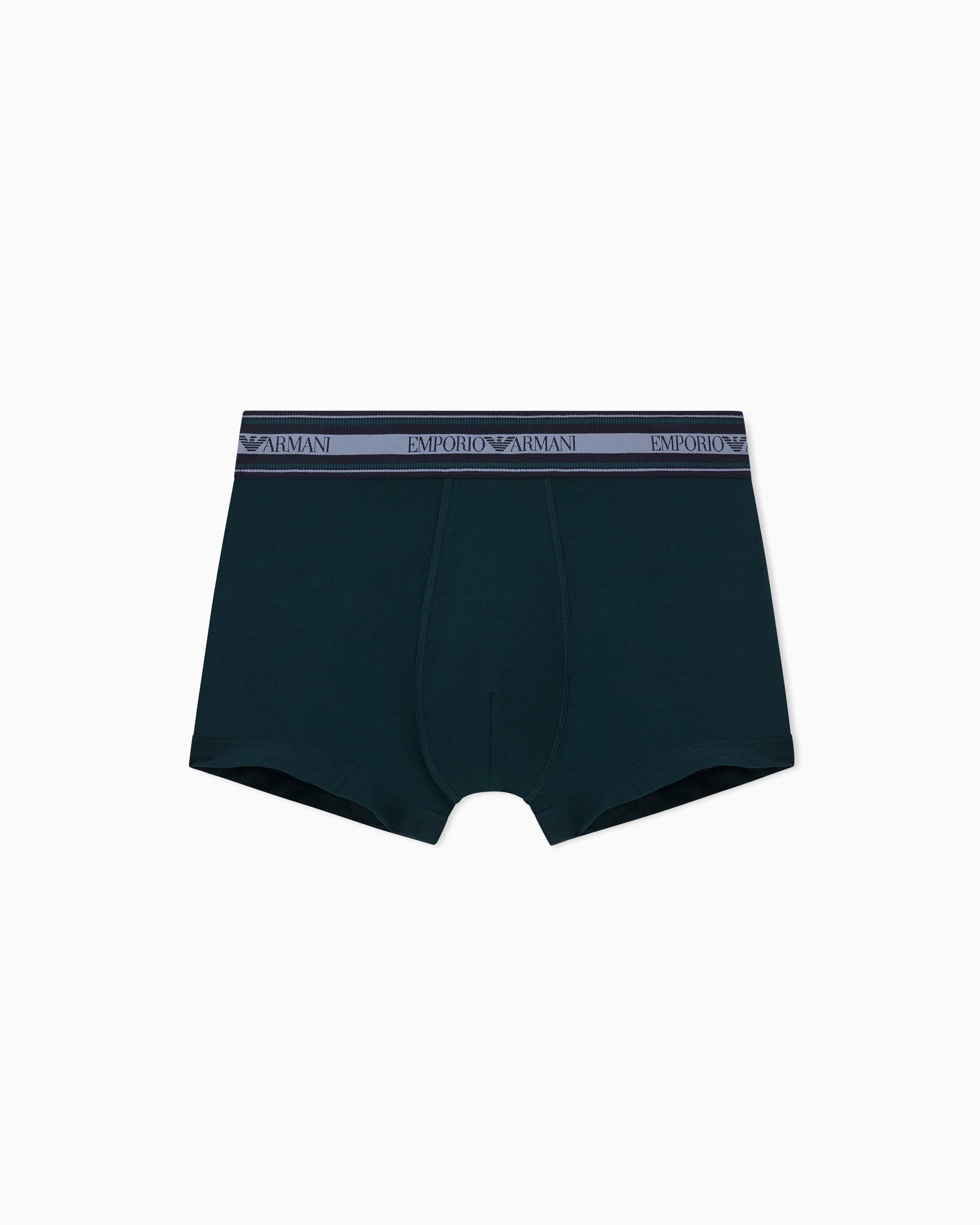 Emporio Armani Man's Textured Elastic Trunk Green XL