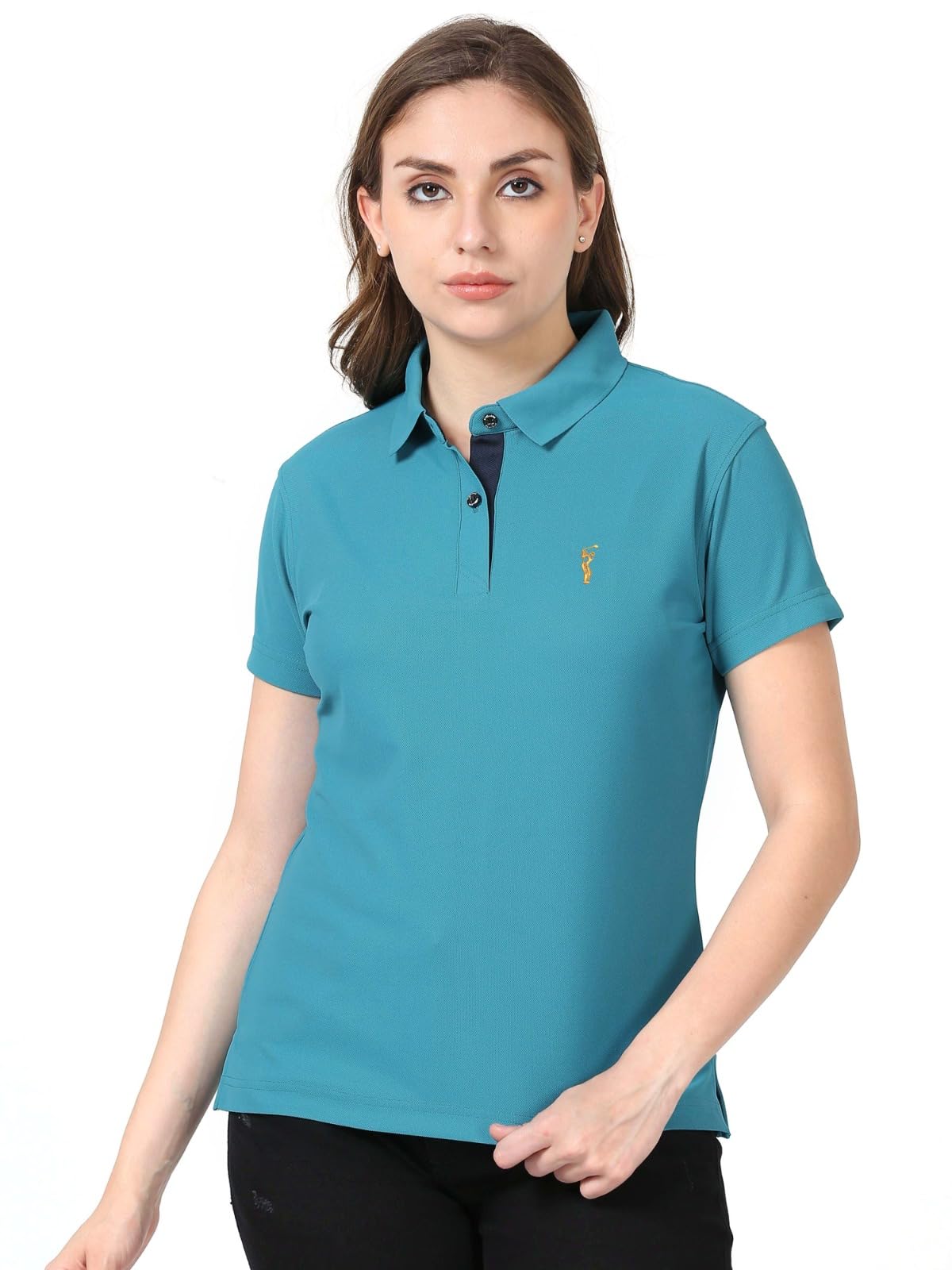 stellers Women's Premium Polo T-Shirt, Regular Fit | Odour Resistant | Wrinkle Free | Quick Dry | Stretchable | Lightweight | Breathable | Sustainable | Anti-Static | Feather Touch Feel-picture-20