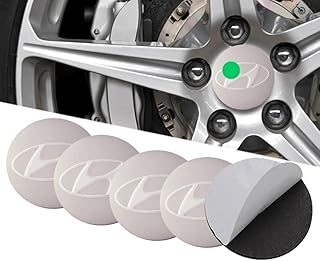 KaberEgypt 2020 Kaber Egypt 56mm Wheel Rim Hub Cover Sticker Wheel Hub Cover Sticker Accessories 56mm Wheel Rim Decoration Cover Accessories - Silver