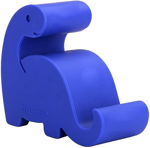 Miniatura 6 de Plinrise - Soporte de escritorio para teléfono celular, diseño de dinosaurio, material de silicona estriada, soporte creativo para teléfonos y