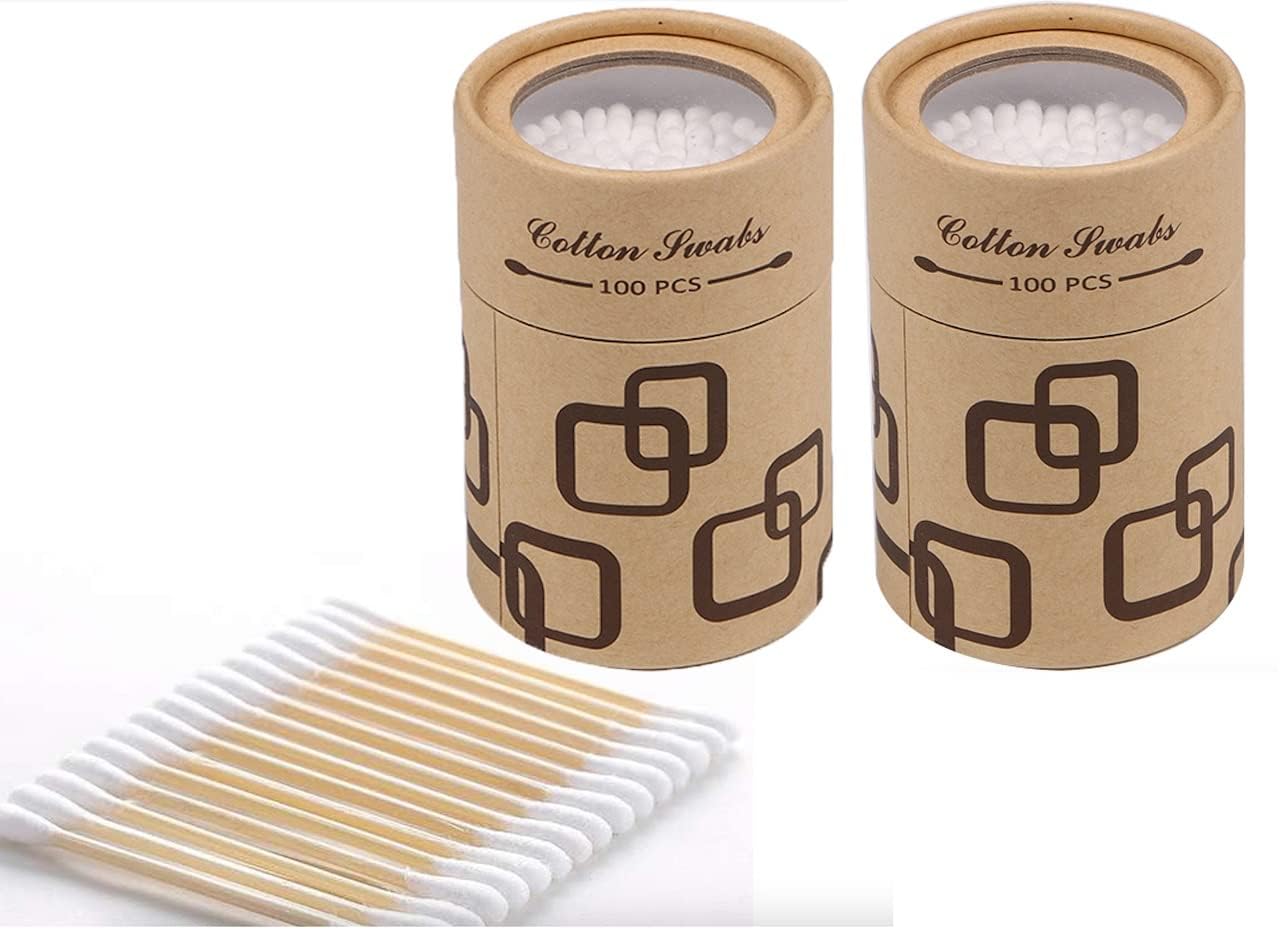Generic Multi-Purpose Cotton Swabs, for Ear Cleaning, Art & Craft, Makeup, Home Utility, 100 sticks, Pack of 2-image-12