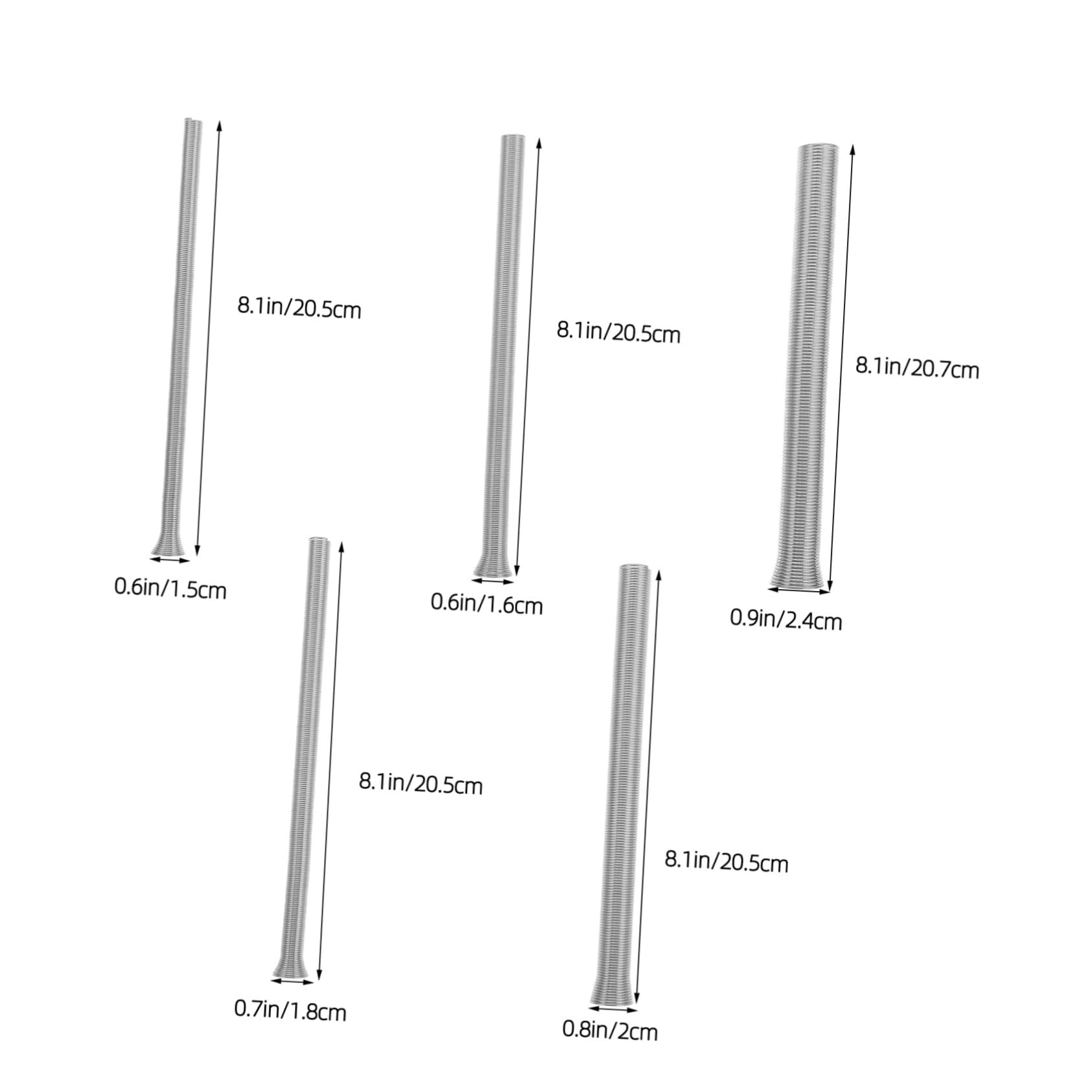 SHINEOFI 5pcs Bender Set for Hvac Repair Tool Wire Conduit Air Conditioning Bender