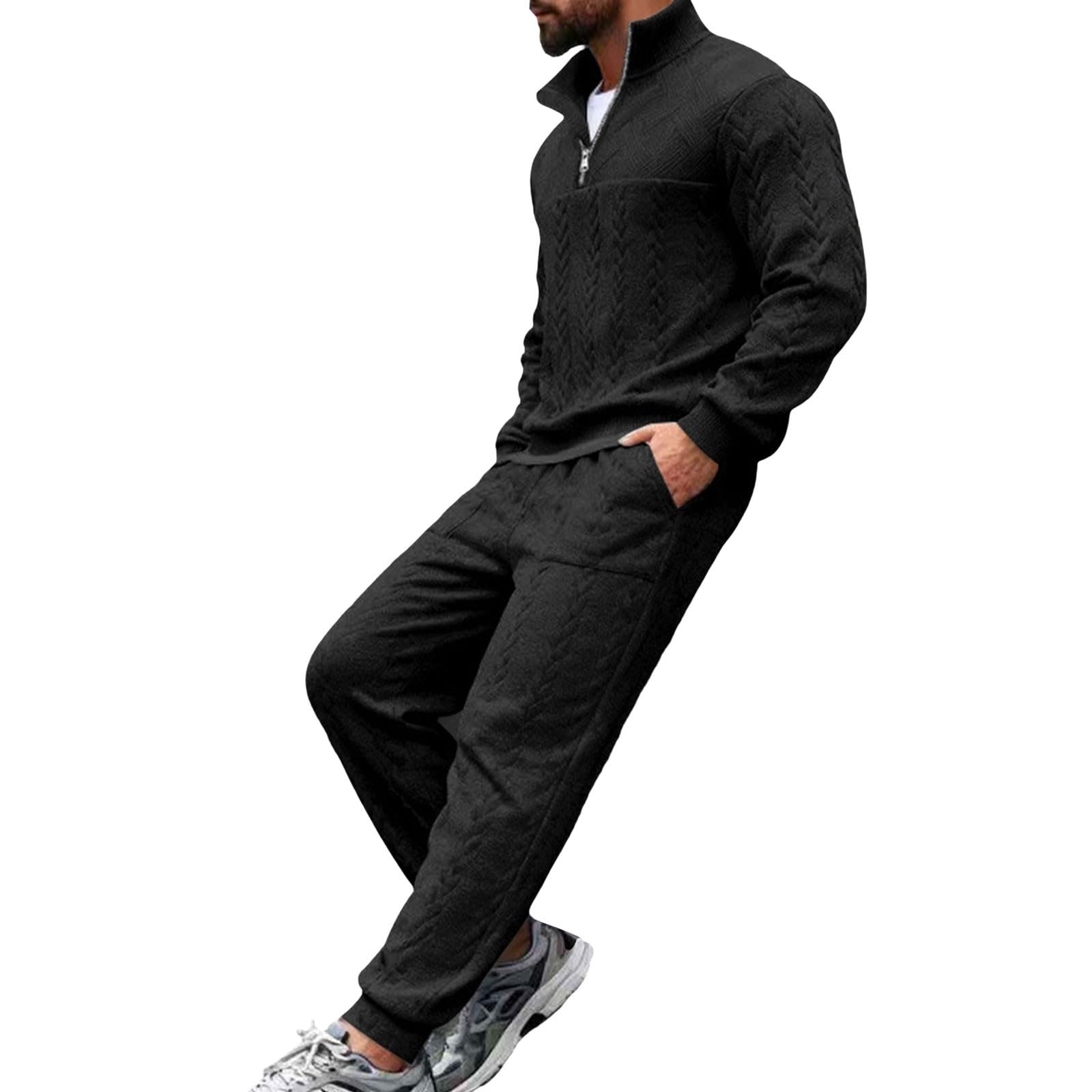 Chandal Hombre Deporte Sudadera Térmico Otoño Invierno Streetwear