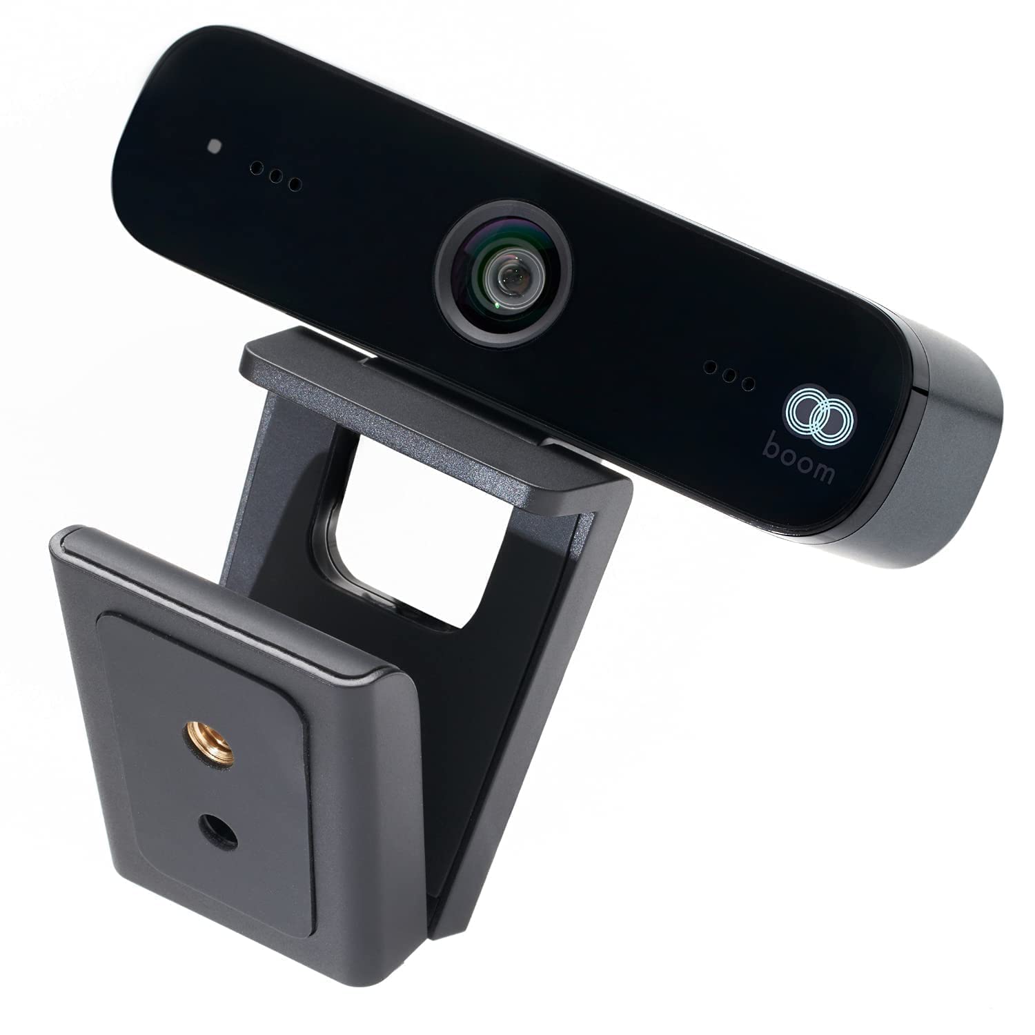 Con certificación Zoom, cámara web Boom Mini 1080P Full HD, USB Plug&Play, micrófonos con cancelación de ruido dual, lente de vidrio 4K, gran angular de 90 grados, corrección de luz, videollamadas,
