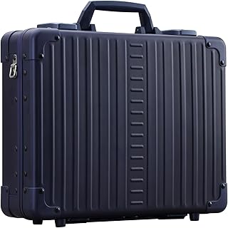 15" Aluminum Briefcase for Men & Women - Durable Hard Case Attache for Business, Work & Documents - RFID Blocking Organizer