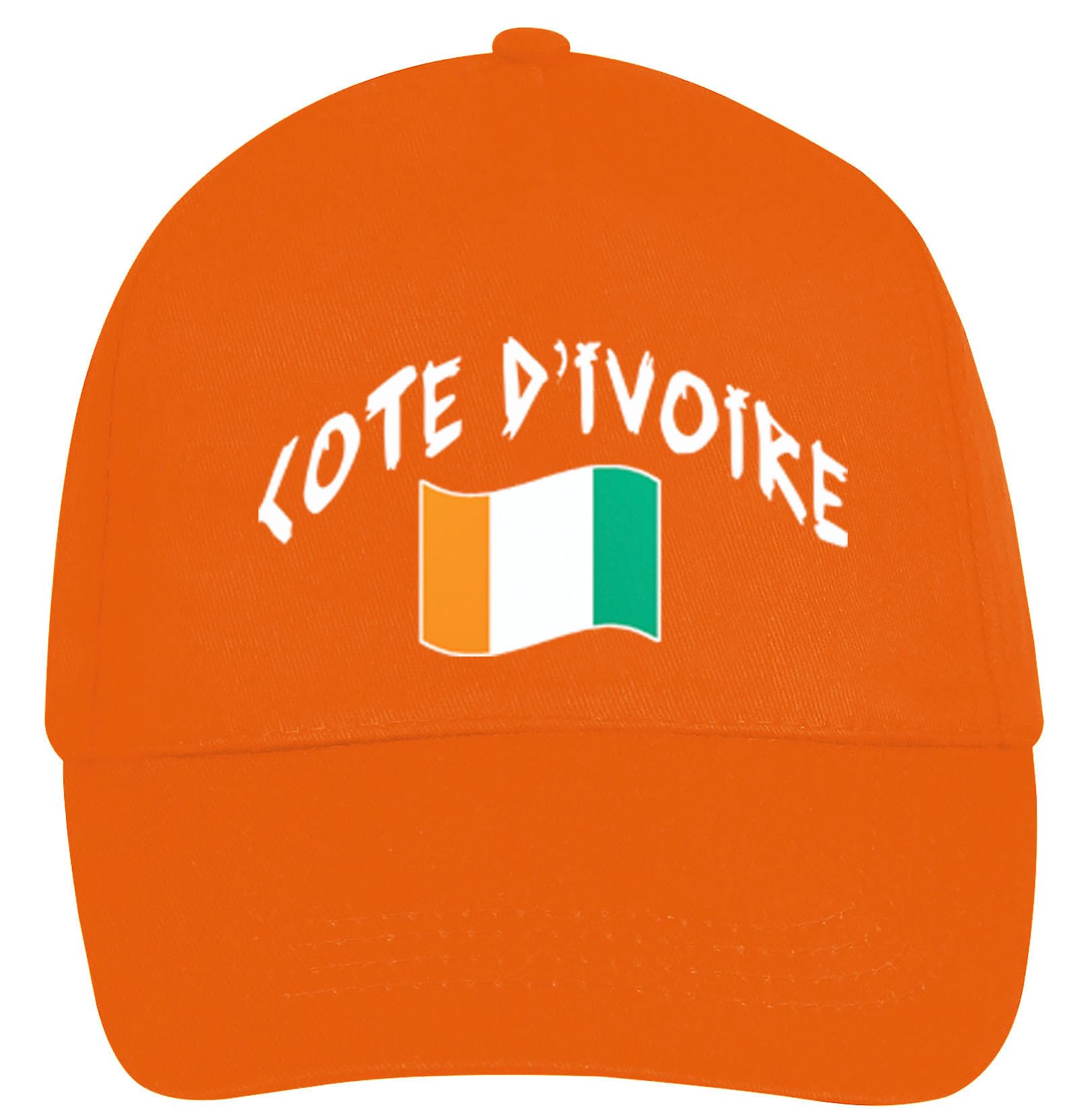 Supportershop Cap Orange Ivory Coast