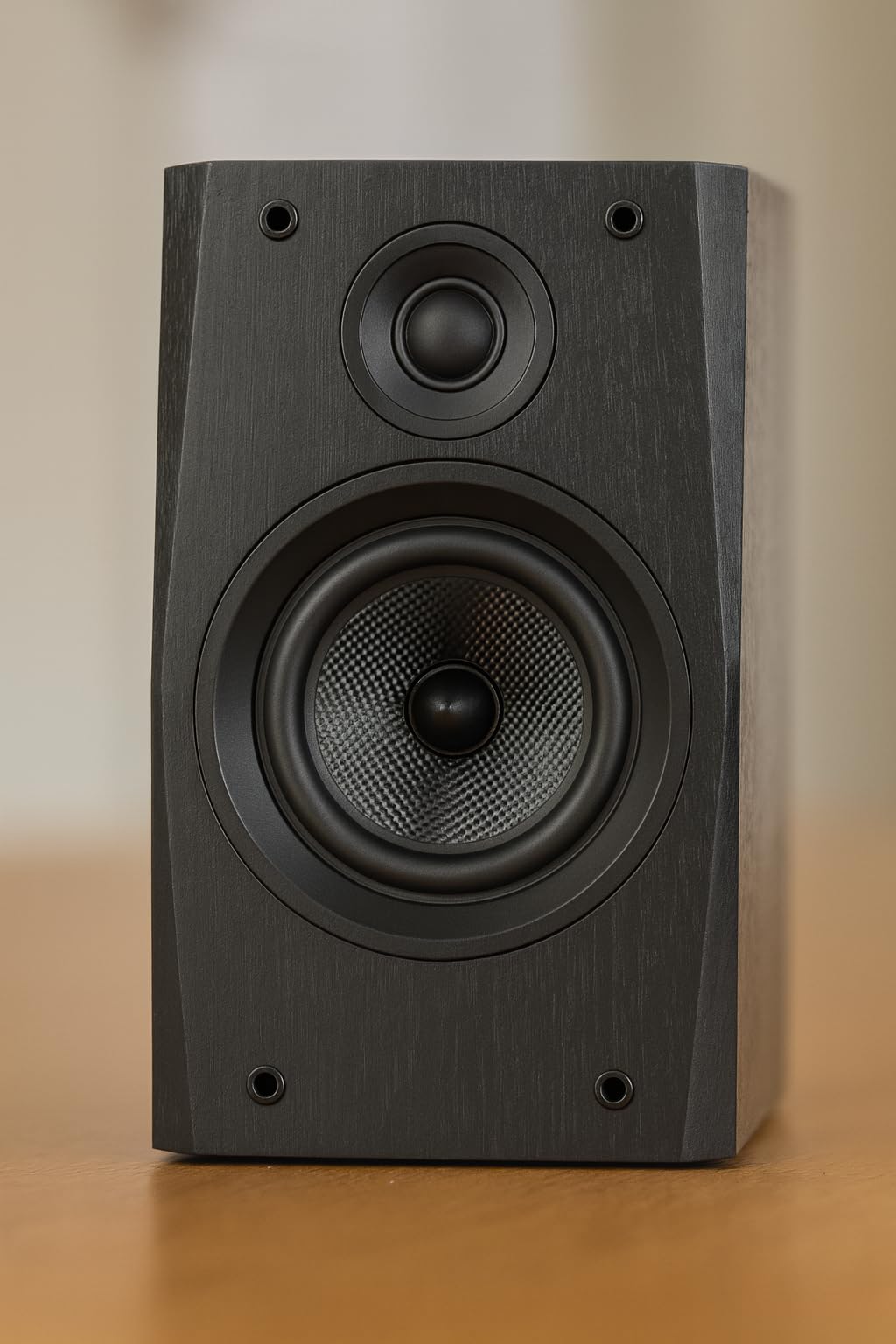 System One SB-15B Nero – Coppia Diffusori da Scaffale HiFi 2 Vie Passivi – Woofer Kevlar 5.25" + Tweeter Seta 1" – 60W RMS – 4 Ohm – Bass Reflex – Home Cinema e Musica – NON Bluetooth.