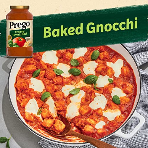 Image of Prego Creamy Tomato Basil Pasta Sauce, 23.5 OZ Jar (Case of 6) (Pack of 2)