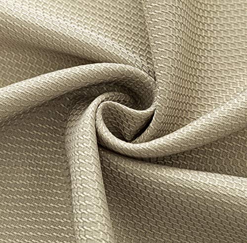 Biscaynebay Textured Fabric Tablecloths 52 X 70 Inches Rectangular, Natural Water Resistant Tablecloths For Dining, Kitchen, Wedding, Parties Etc. Machine Washable #TOP6