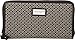 Tommy Hilfiger Women's Core Wallets Zip Around Mini Signature Black/Cream Wallets