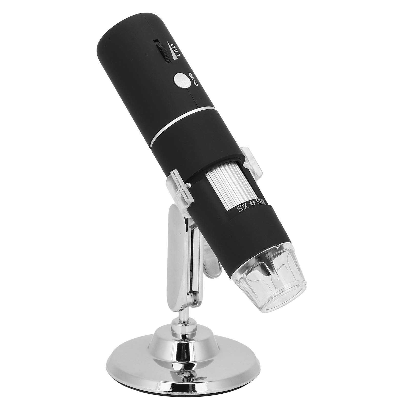 Microscopio digital WiFi 1080P, 2MP 50-1000X con 8 luces LED