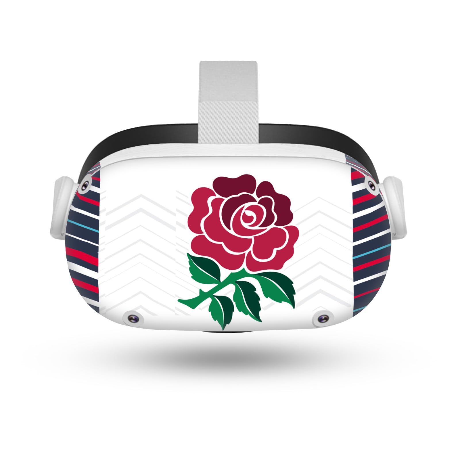 Head Case Designs Officially Licensed England Rugby Union Home 2024/25 Crest Kit Vinyl Sticker Skin Decal Cover Compatible with Meta Quest 2