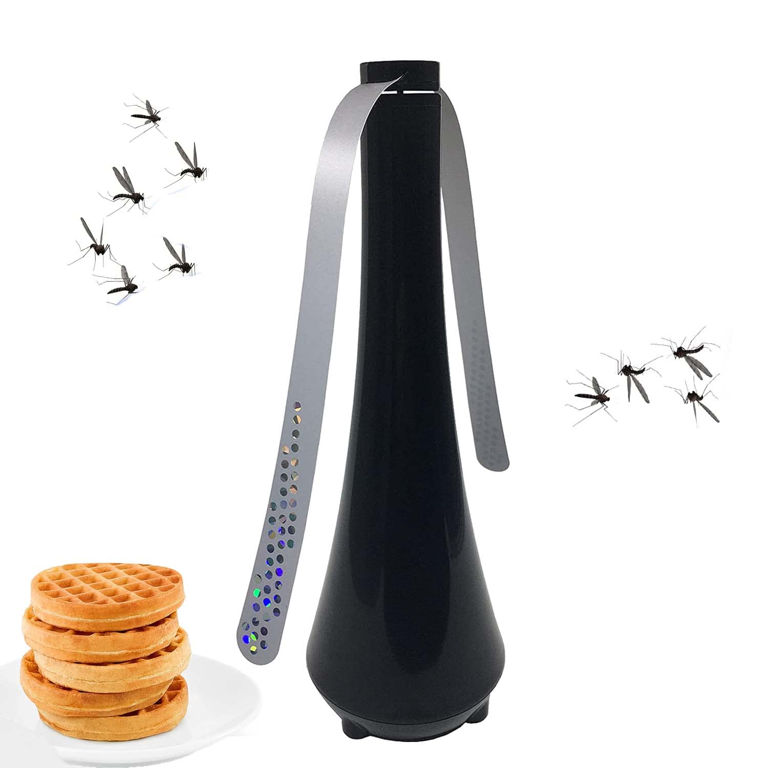 ELECDONFly Repellent Fan, Fly Insect Mosquito Repellent Automatic Fans, Eco-Friendly Portable Table Tabletop Fan Keep Flies Away from Food for Outdoor Indoor Picnic Restaurant Party