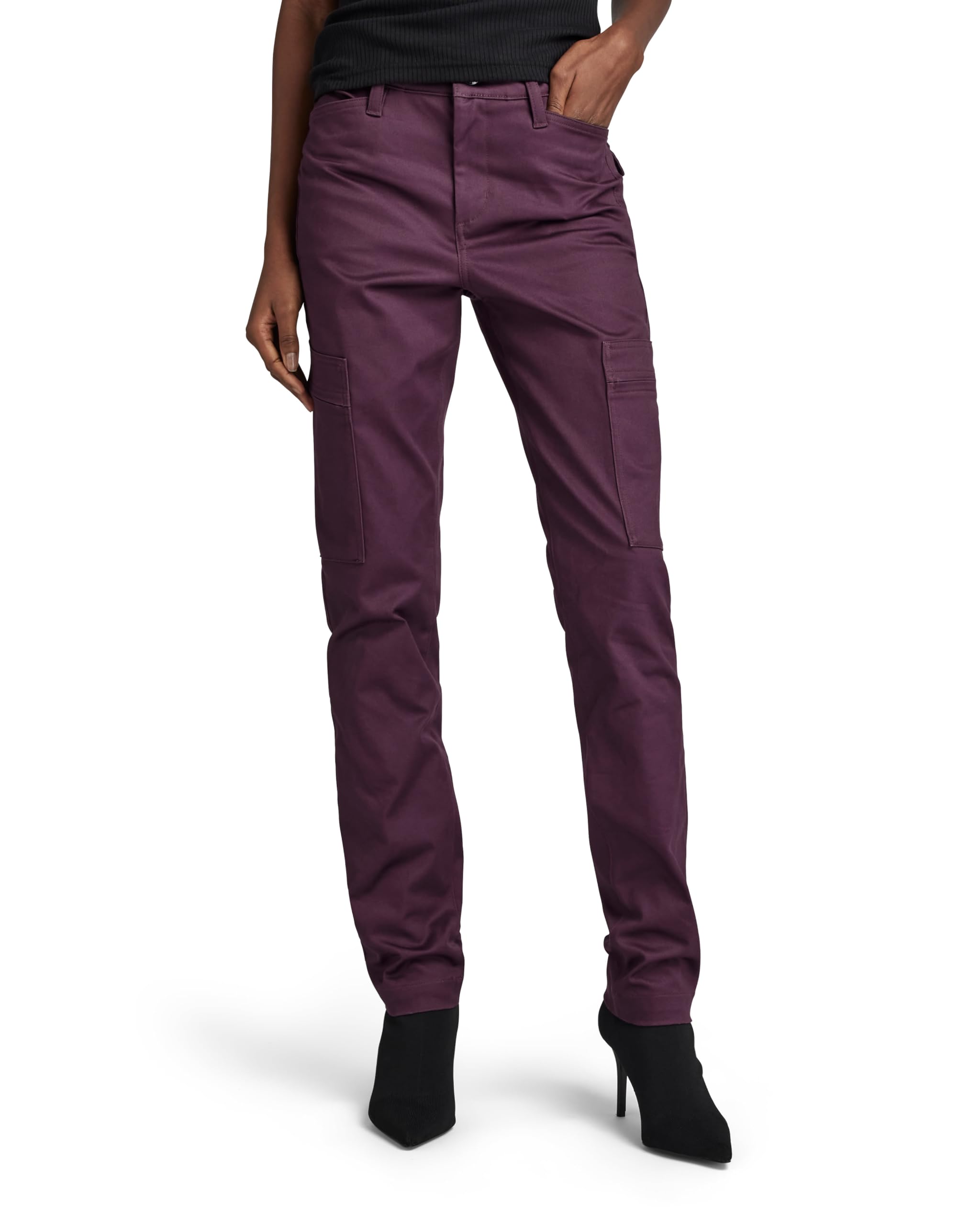 G-Star Women's Slim Cargo Pants, Purple (lt maze D23572-C072-8880), 29W / 30L