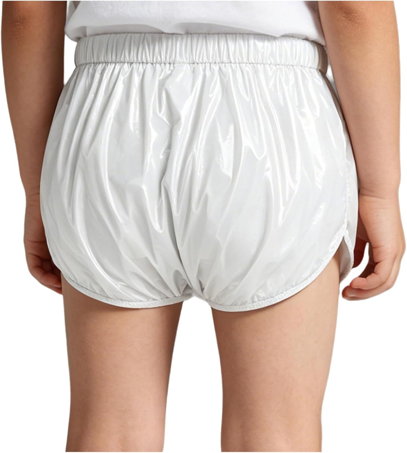 Kids Special Needs Swim Diaper Covers Reusable Plastic Panites Double Zipper Waterproof Incontinence Shorts