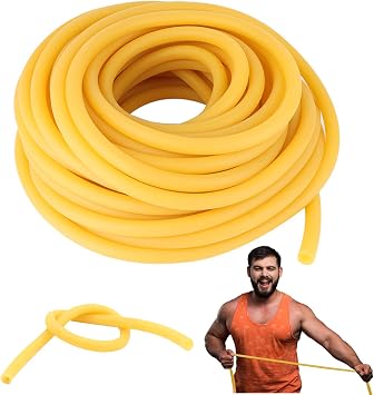 100 FT Latex Rubber Tubing, 3/8 OD x 1/4 ID, 1 Continuous Piece