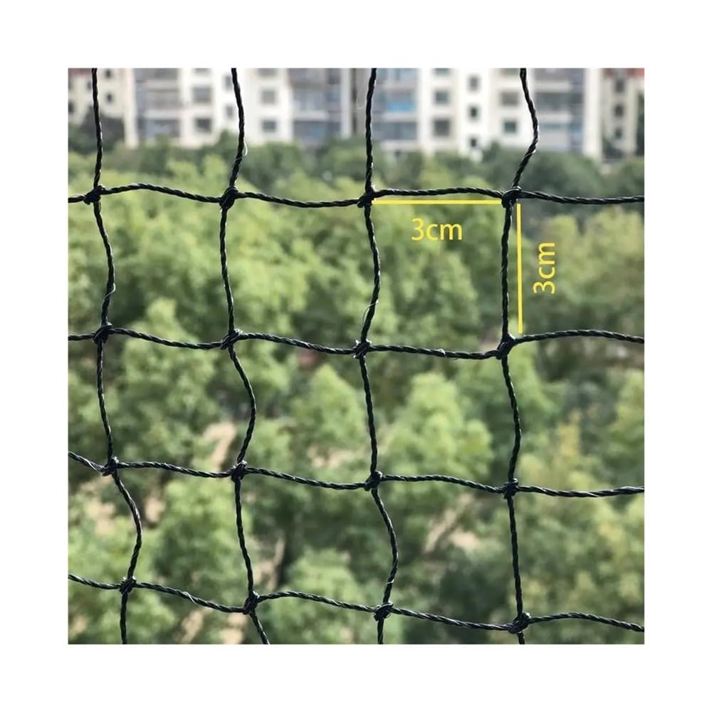 Rete for Gatti Rinforzata con Filo Metallico, Rete di Sicurezza anticaduta(3x8m)