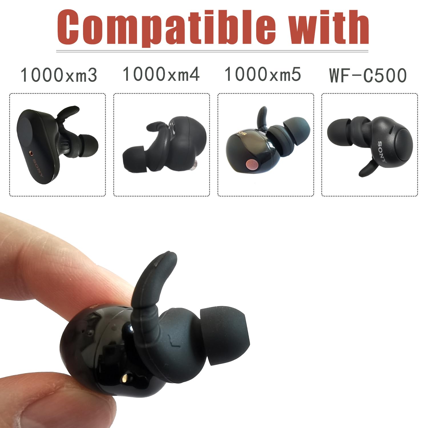 Amazon | Sony WF-1000XM5 イヤホン 交換用イヤーチップ WF-1000XM5 WF