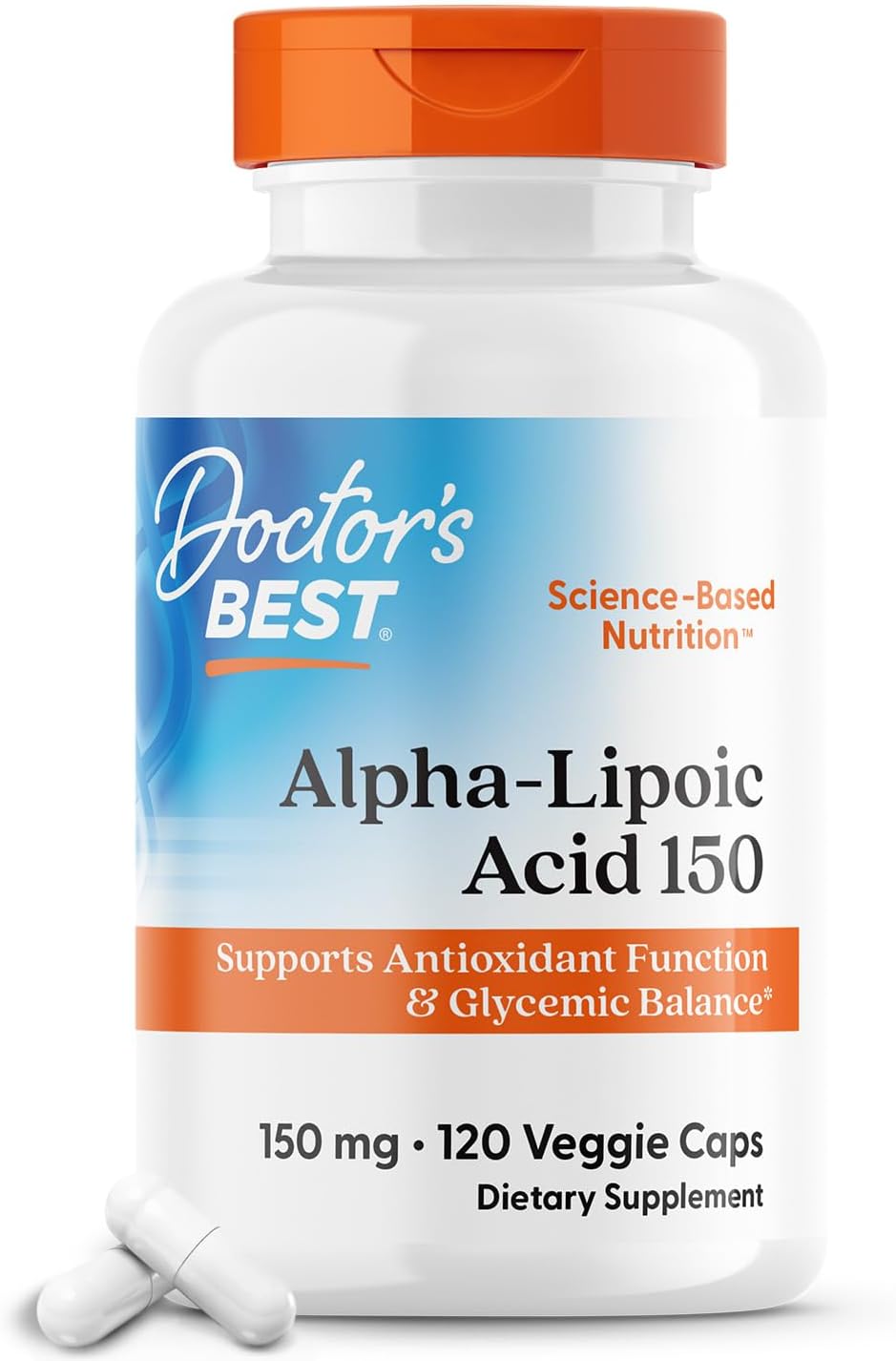 Doctor's Best Gluten-free Alpha-Lipoic Acid (150 mg, 120 Veggie Caps)