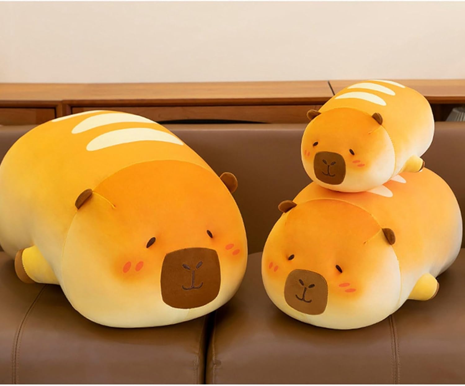 ぬいぐるみ カピバラ パン 抱き枕 抱きまくら ロングタイプ 背当て 腰当て 縫いぐるみ おもちゃ 大きいサイズ かわいい ふわふわ