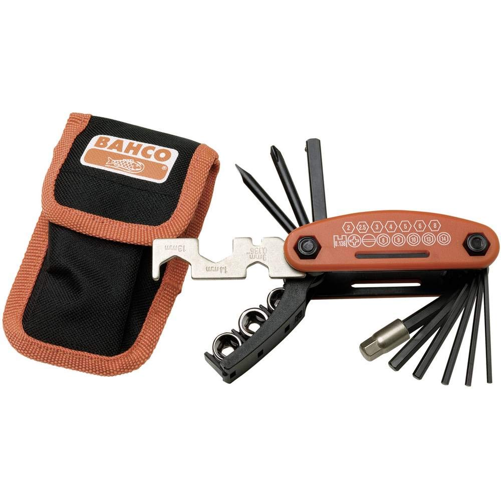 Bahco BKE850901N Cordless Mixed Bicycle Folding Tool Set