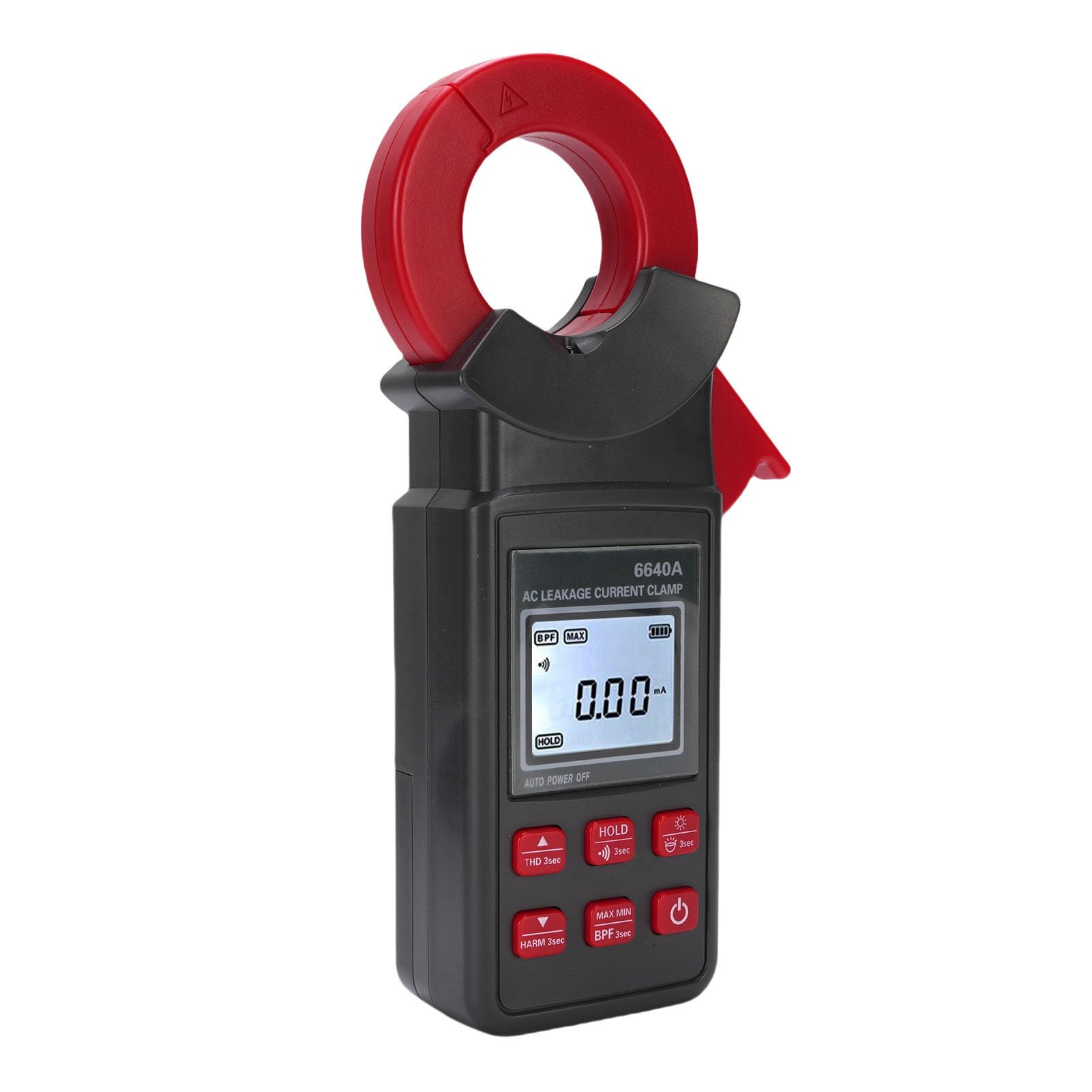 Pinza Amperimétrica de Corriente de Fuga de CA Compacta y Precisa para Medición de Potencia Industrial Diámetro de Mandíbula de 1,57 Pulgadas