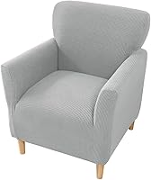 Vista 17 de XMAYODS Funda elástica para silla de club, fundas para silla de bañera, funda suave para sillón, protector de muebles extraíble, funda para silla