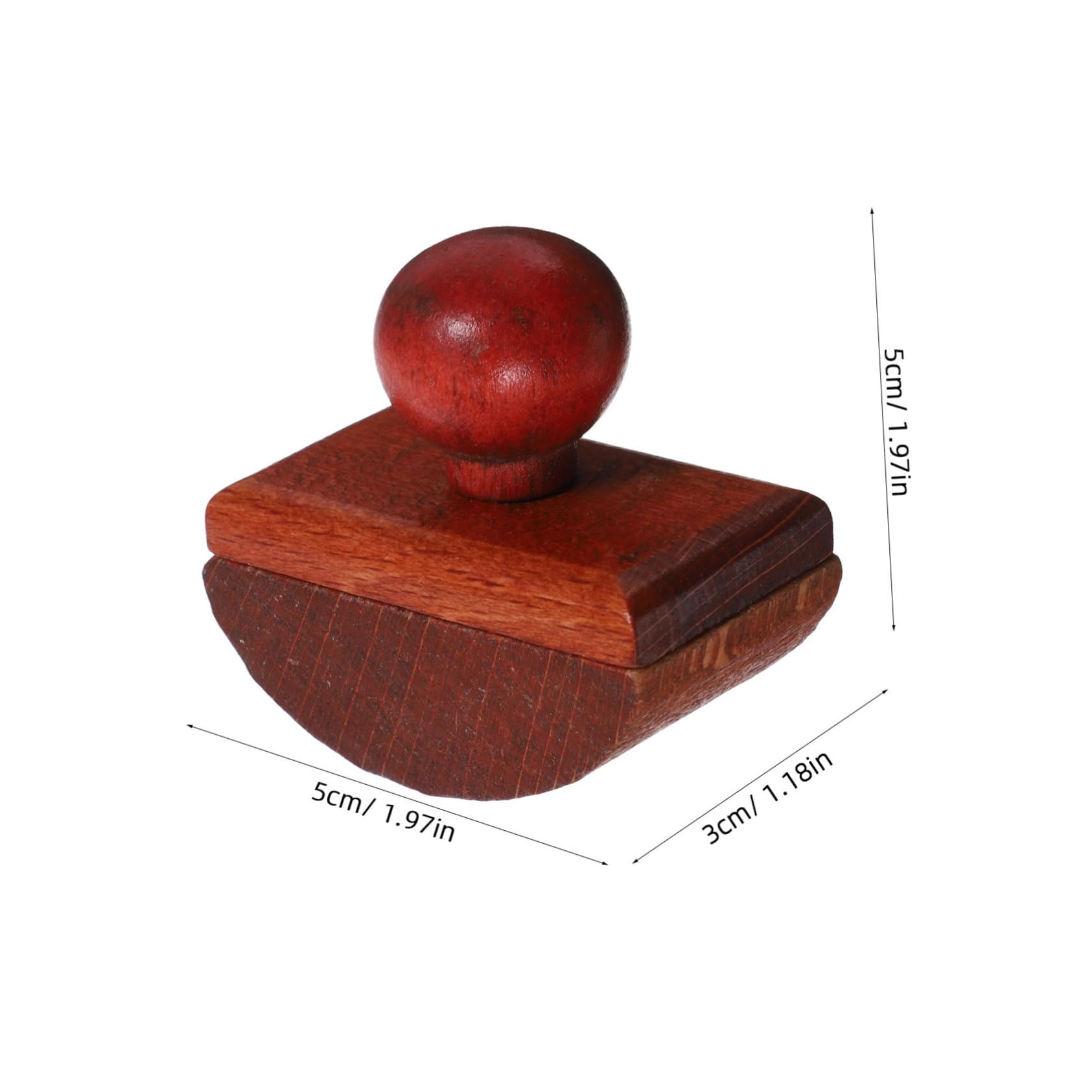 Lurrose Wooden Rocker Ink Blotter Wooden Blotting Pen Wood Ink Blotter Rocker for Quick Drying Calligraphy and Writing Art and Office Use - Image 2