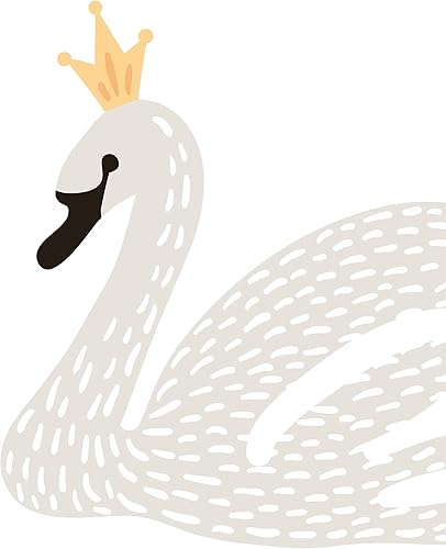 Miniatura 6 de Swan Lake - Vinilo adhesivo para despegar y pegar, color blanco