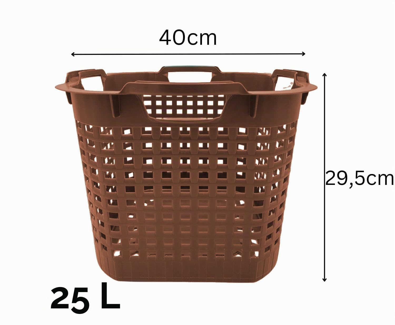 Erntekorb 25 Liter 5er Set Kartoffelkorb Braun Lebensmittelecht Gartenkorb