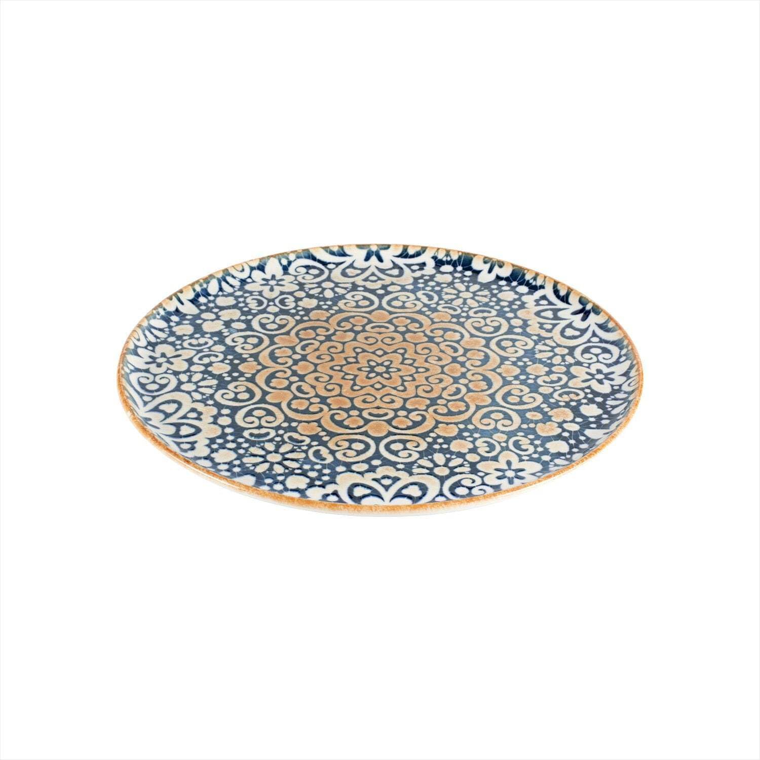 Bonna Assiette à Pizza - Alhambra - Porcelaine - 32 cm - lot de 2