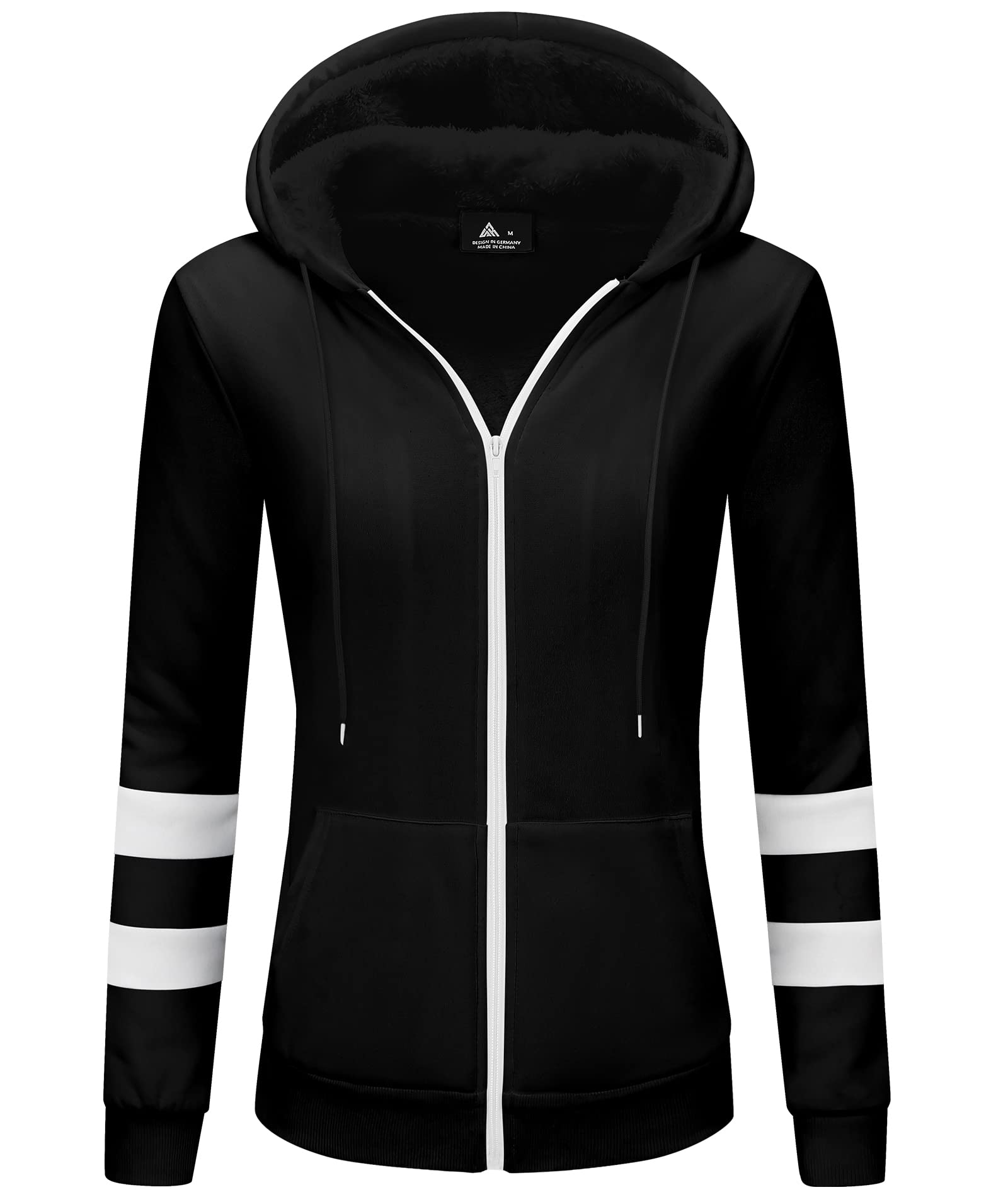 LLdress Hoodie Giacca di Lana con Cappuccio delle Donne Felpa con Cappuccio di Base Giacca con Cappuccio Casual Felpa di Lana Primavera e Autunno