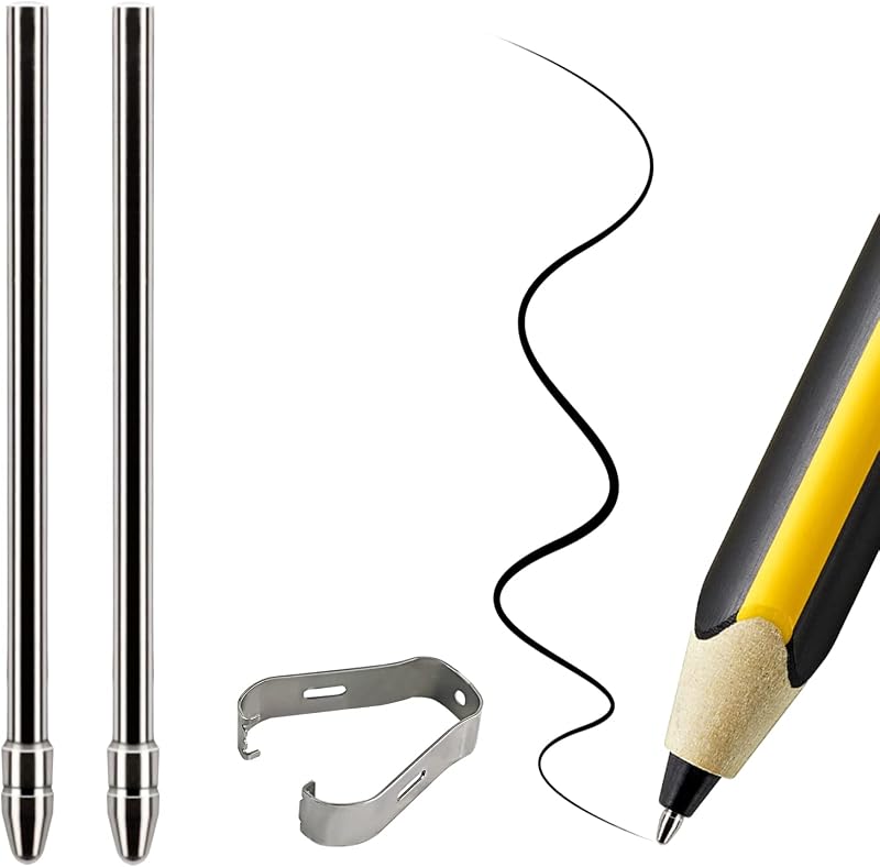 No Worn Out Fine Replacement Titanium Alloy Ballpoint Tips Compatible with STAEDTLER Mars Lumograph & Noris Digital Jumbo/Classic/Mini Digital Pen Stylus, Pencil Nibs fits for Noris EMR Pen,2 Pcs