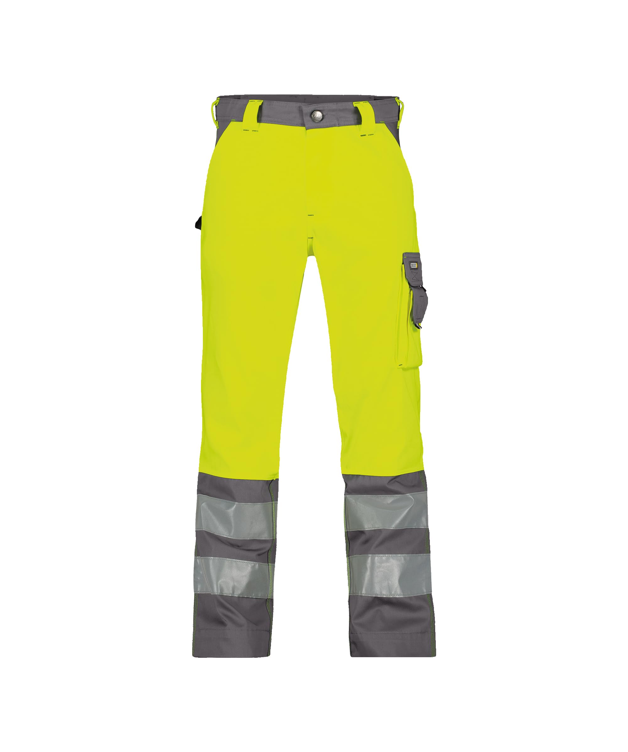 DASSY® Lancaster Warnschutzhose - Größe 66 - NEONGELB/ZEMENTGRAU