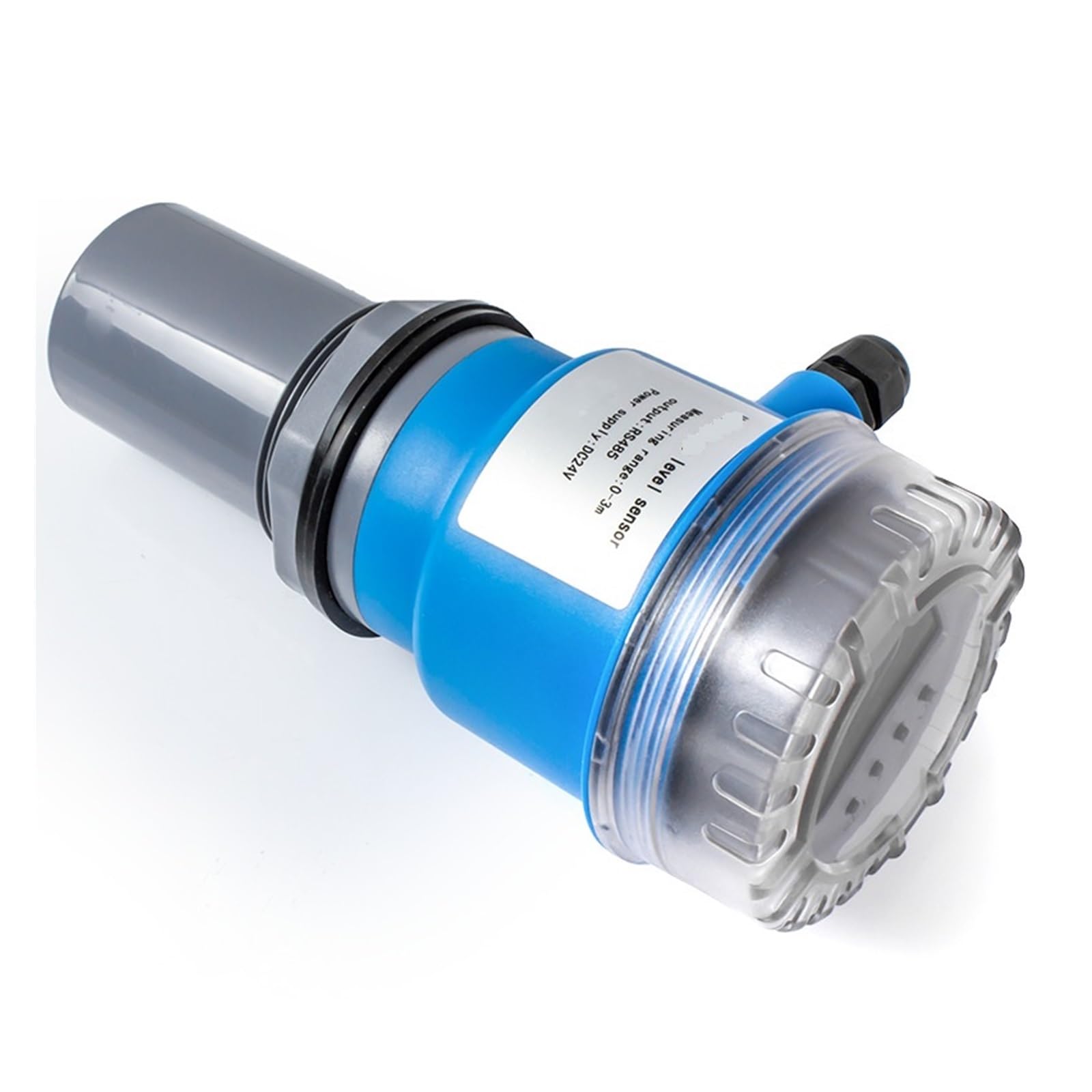 Ultrasonic level meter Level Transmitter 0-5m 0-10m Digital Level Meter 4-20mA DC24V 0.25% Accuracy Level Sensor(0-15m Range)