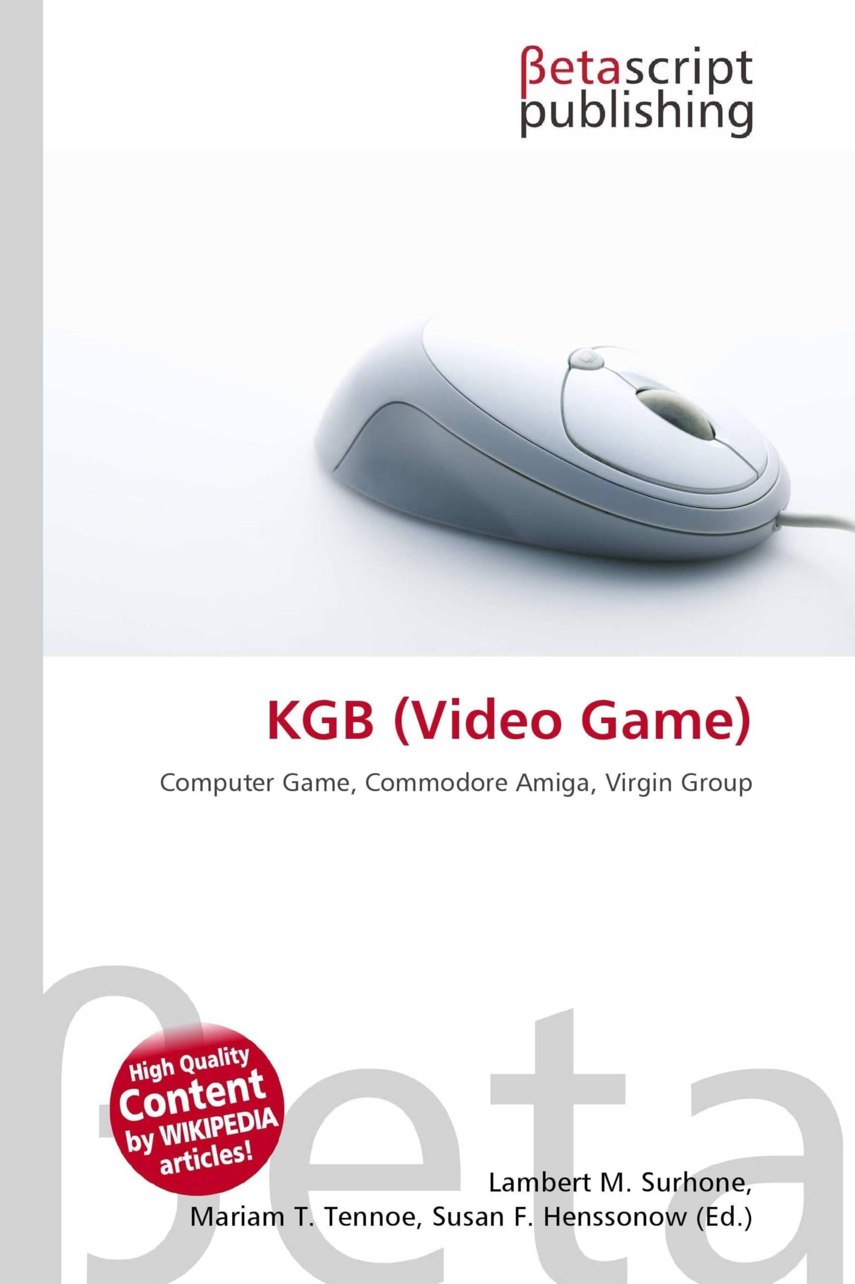 KGB (Video Game): Computer Game, Commodore Amiga, Virgin Group