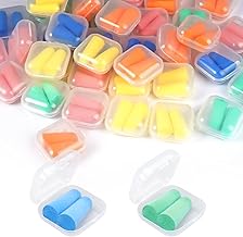 50 Paar Foam Ear Plugs Schaumstoff Ohrstöpsel, Ohrenstopsel zum Schlafen, Wiederverwendbarer Ultraweicher schlaf ohrstöpsel, Ohrstöpsel Schlafen Schaumstoff für Arbeit, Konzerte, Reisen, Studium