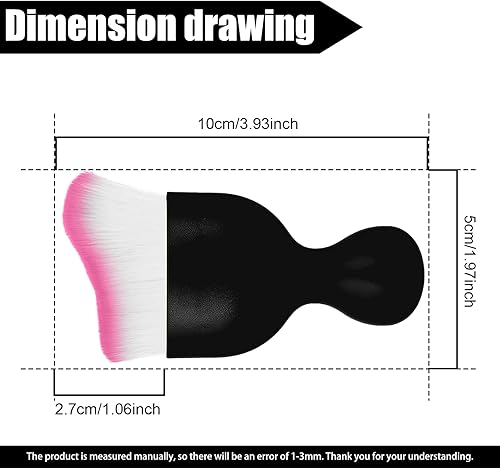 Miniatura 2 de Cepillo de polvo para interior de automóvil, cepillo suave para detalles de automóvil, cepillo de eliminación de polvo para salpicadero automotriz,