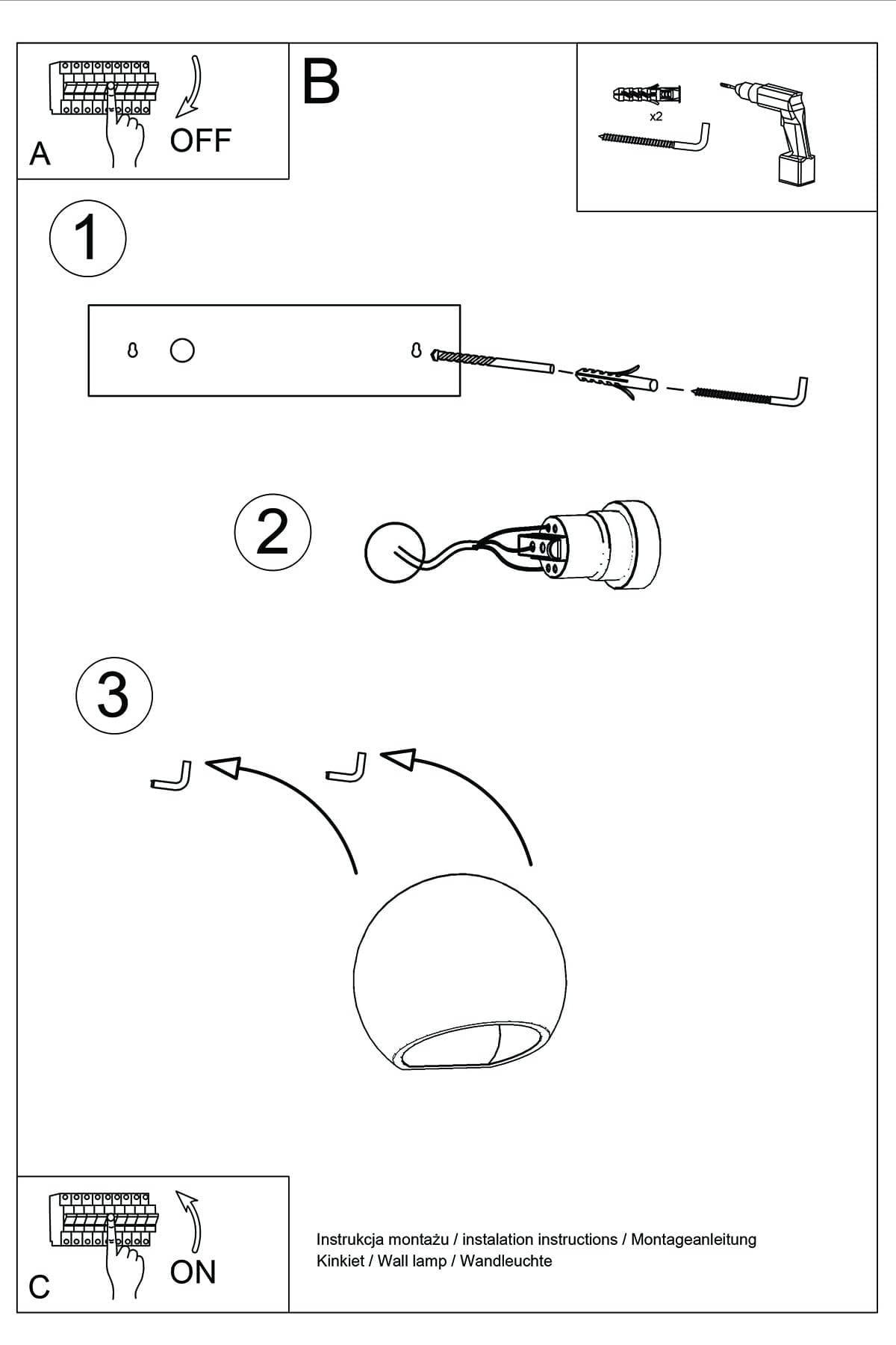 SOLLUX lighting Lámpara De Pared De Cerámica Globe | Diseño Moderno Altamente Versátil | Bombilla Reemplazable E27, 1 x 60 W | Blanco, 18 x 11 x 14,5 cm