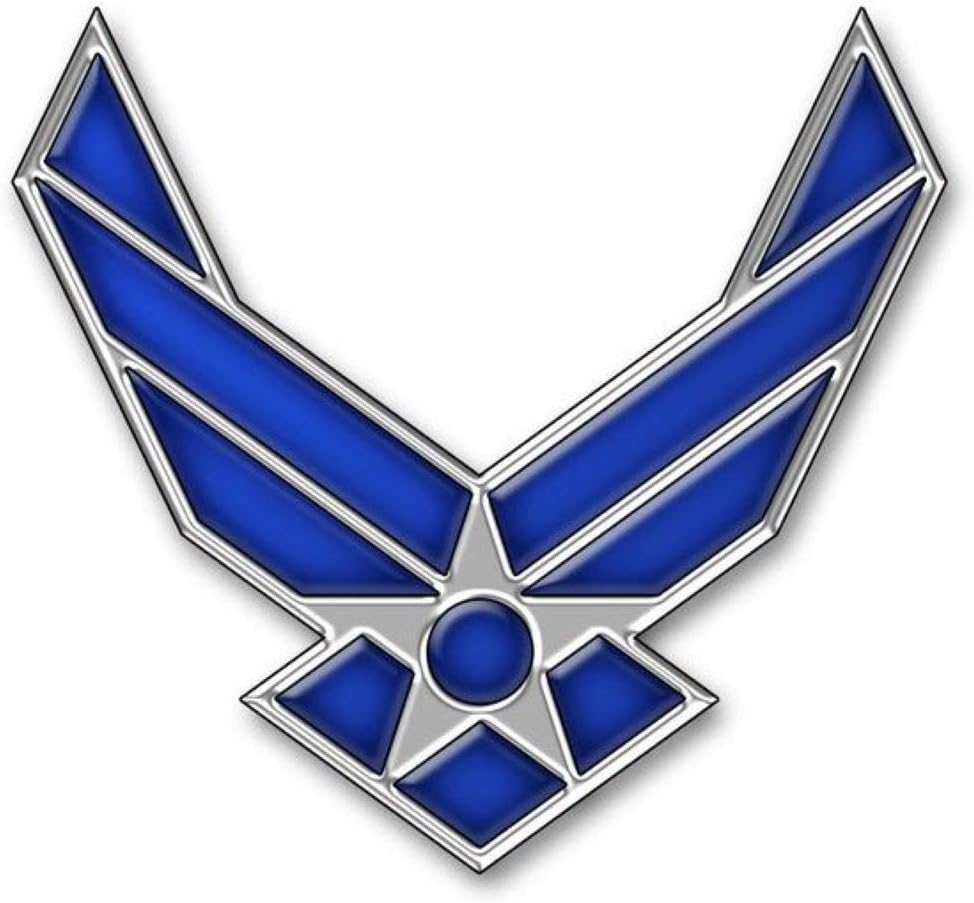 Metal Lapel Pin - US Air Force Pin & Emblem - US Air Force Wings II Logo 3/4"
