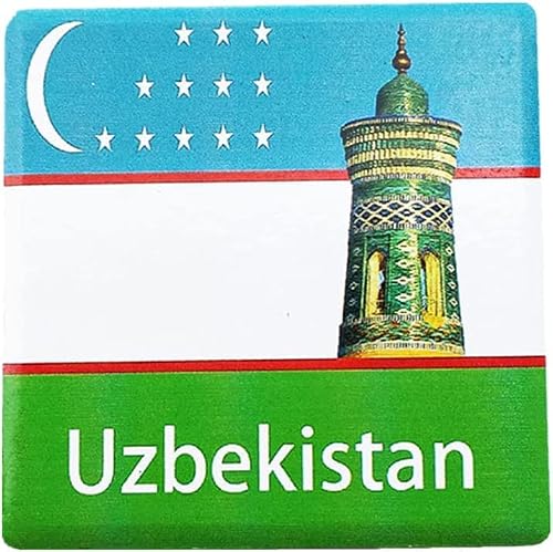 Uzbekistan Fridge Magnet Refrigerator Magnet Decoration Magnet Sticker Souvenir Resin Crafts