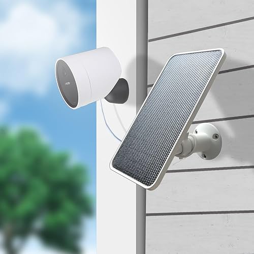 Miniatura 8 de Soporte de canalón para cámarapanel solar, soportes de canalón inoxidables para Arlo, Ring Stick Up (solamente), SimpliSafe, Wyze, Eufy y cualquier