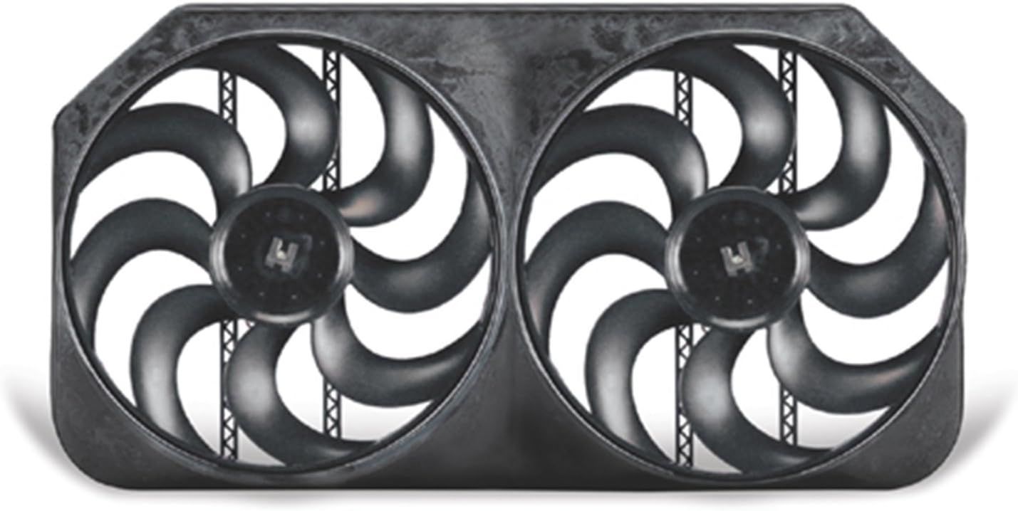 Flex-a-lite (293) 15" Universal Dual Shrouded S-Blade Electric Fan