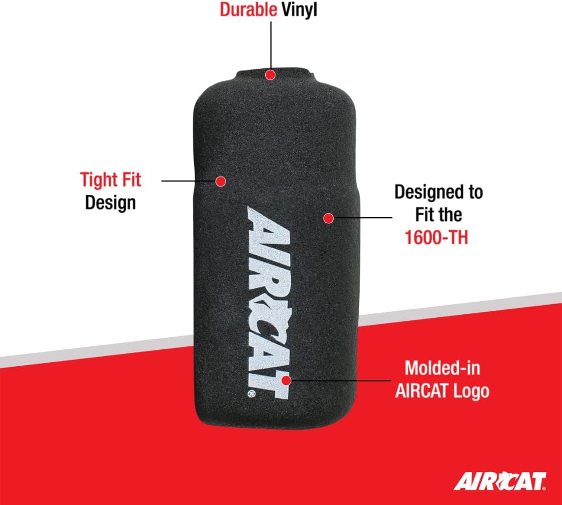 AIRCAT Pneumatic Tools 1600-THBB: Sleek Black Boot for AIRCAT Pneumatic Tools 1600-TH