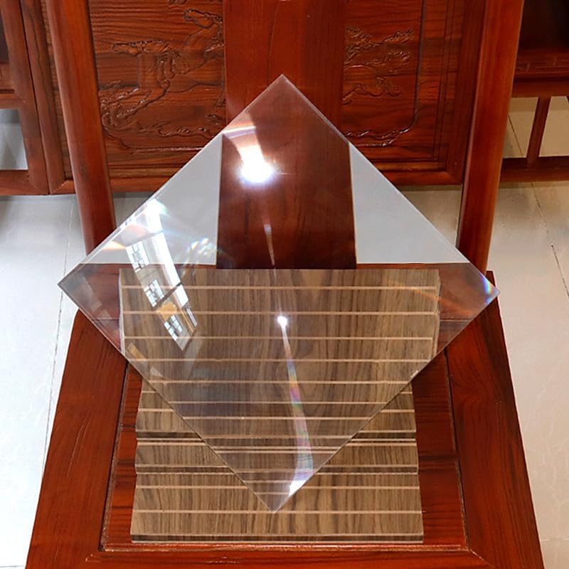 Southst Fresnel Lens 300x300mm F300mm 16.7" 3 Focal Lengths Solar Energy Stage Lights Diy Projector Spotlight 3X Magnification (Color: 1pcs/Diameter: 300x300mm/Focal Length: 300mm/Thickness: 2mm)