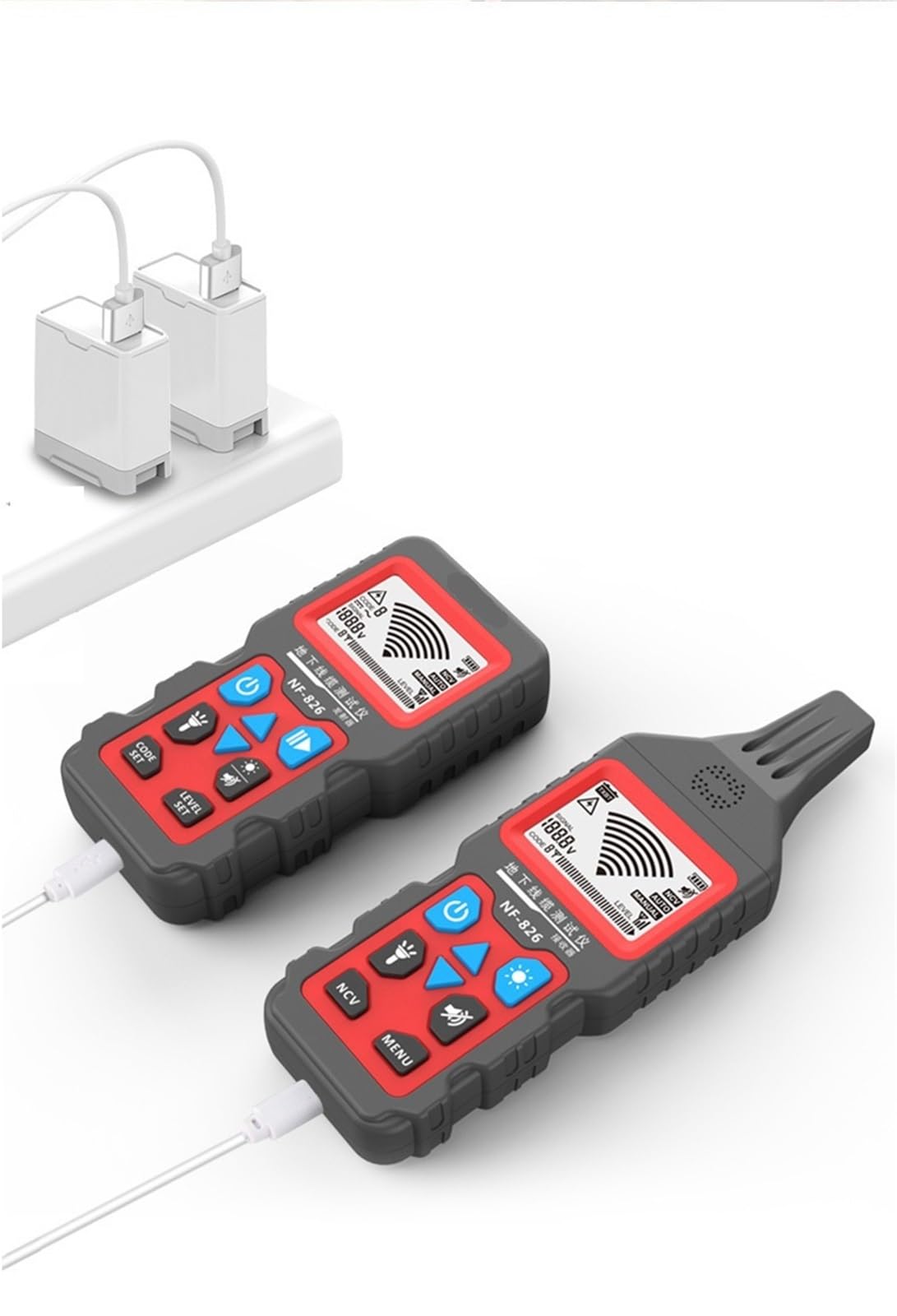 Instrument de mesure de ligne de réseau de patrouille, détecteur de ligne, détecteur de ligne d'électricien Détecteur de lignes