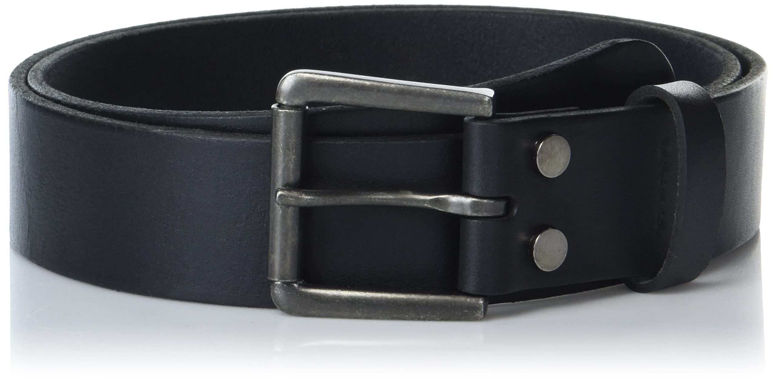Lucky Brand Cinturón de Cuero Con Bordes de Corte Crudo Cinturón Hombre