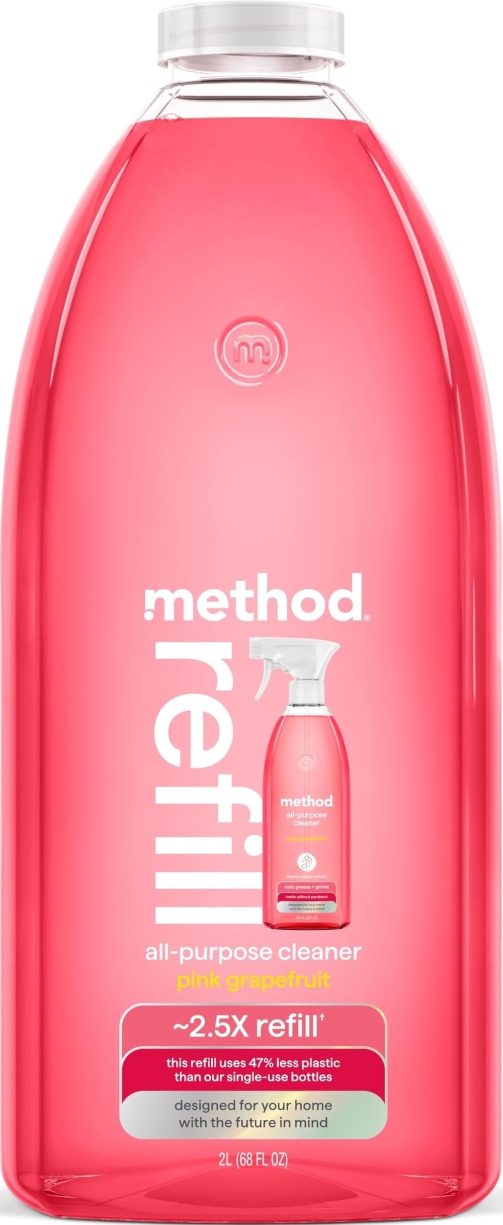 Method All-Purpose Cleaner Refill, Pink Grapefruit, 68 fl oz