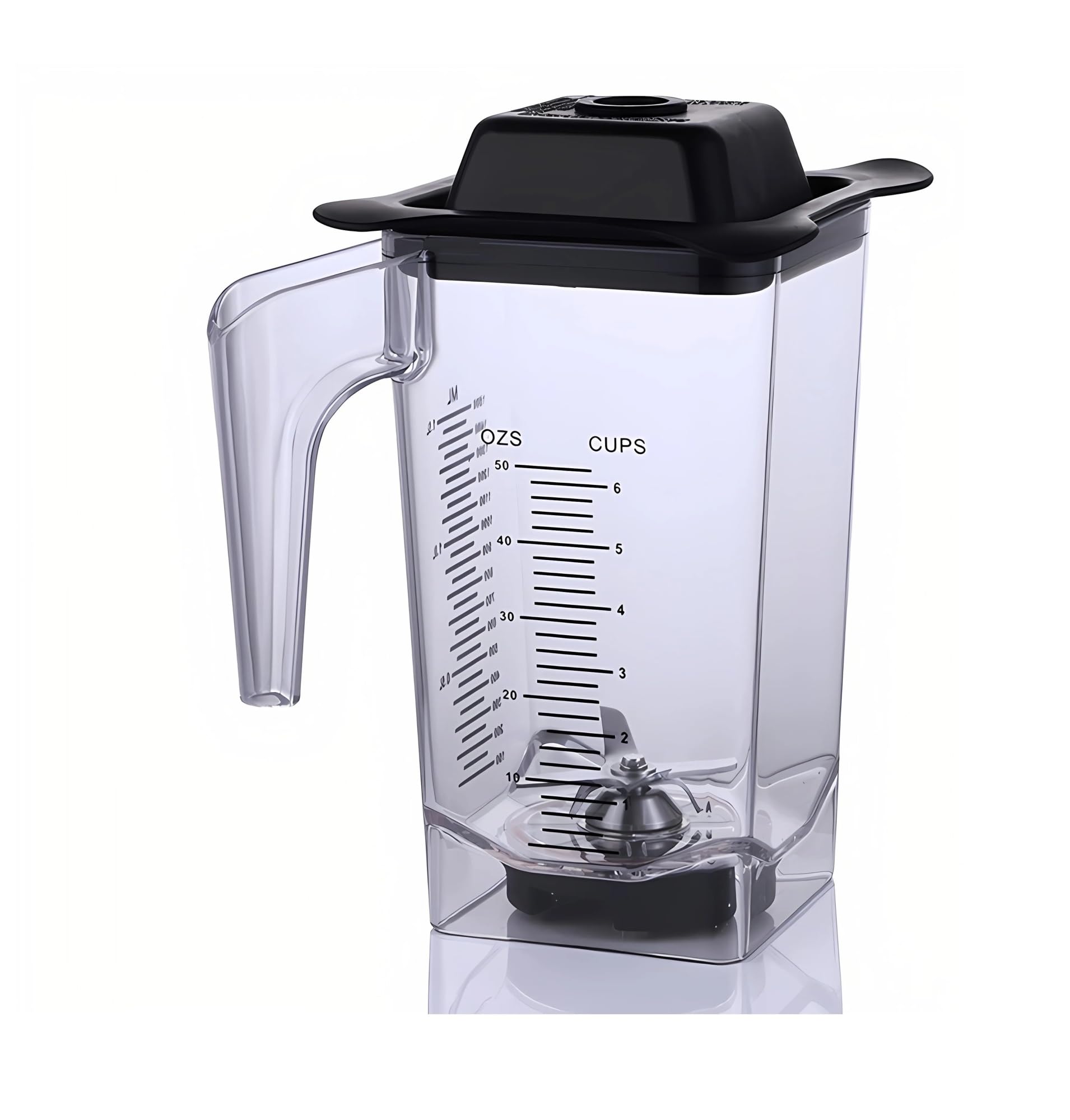 Kubek blendera 1,5 l Kompatybilny z JTC TM-800A TM800AQ Zapasowy ekspres do smoothie Akcesoria do blendera Wymiana maszyny do piaskowania lodu Akcesoria do miksera kubkowego Wymień kubek blendera