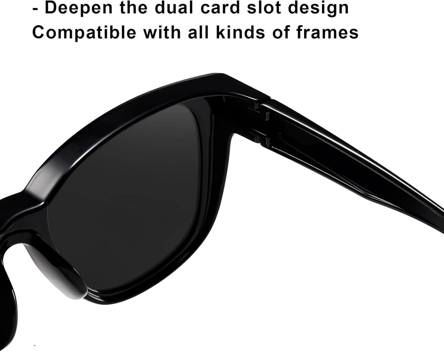 Polarized Sunglasses for Men and Women Warp Around Square Frame Driving Sun glasses UV Blocking - Image 7